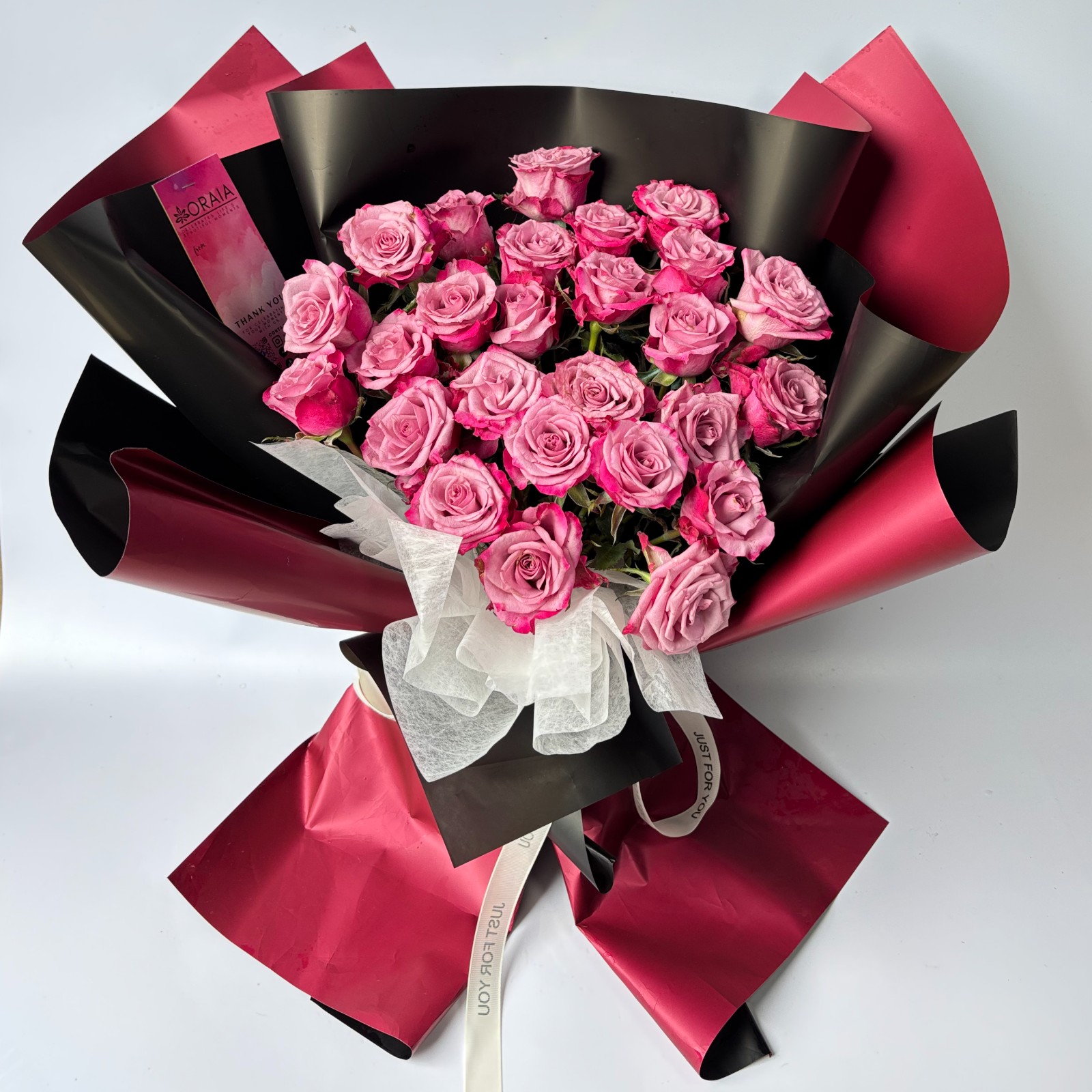 Vivian: Roses, Fuschia and Pink
